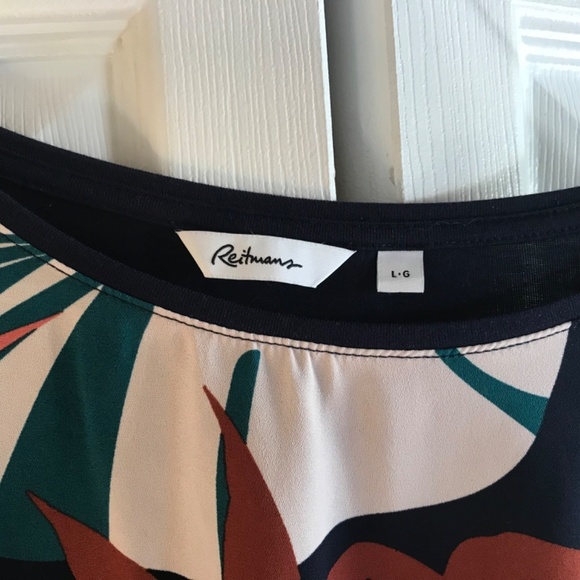 Tropical Mixed media top - Picture 6 of 7